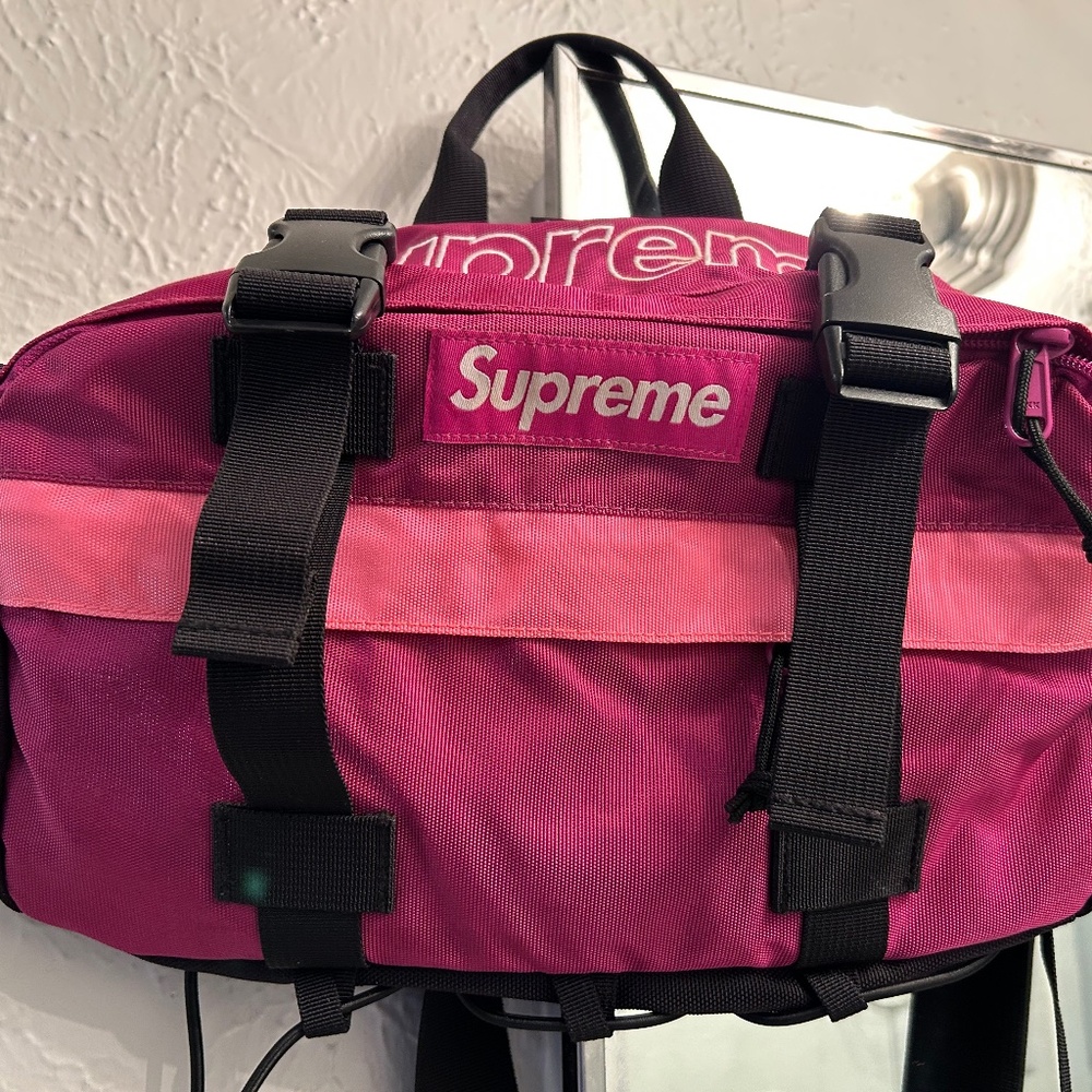 Supreme Magenta Crossbody Waist Bag